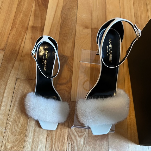 YSL Mink fur heels - Picture 3 of 9